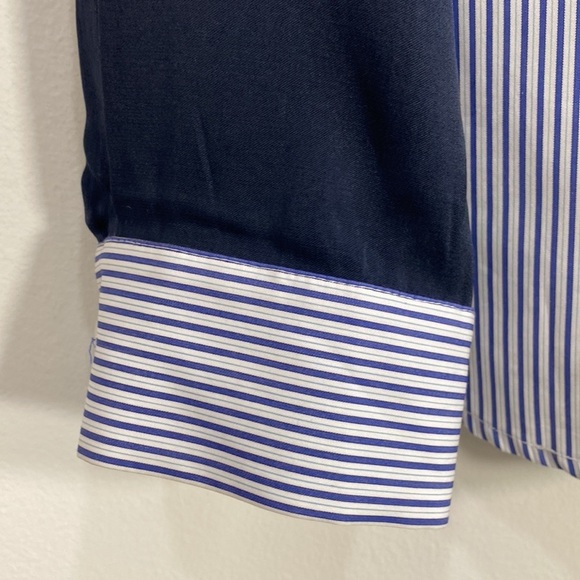 Nordstrom Collection Button Down Top Cotton/Silk Business Casual Women's Medium - Picture 6 of 12